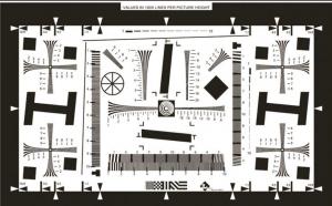 視頻清晰度測試卡的數字是什么意思?